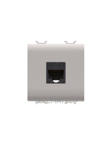 CONECTOR RJ45 2 MOD.CAT.6E UTP BG