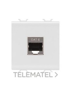 CONECTOR RJ45 2 MOD.CAT.6 FTP BL