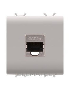 CONECTOR RJ45 2 MOD.CAT.5E FTP BG