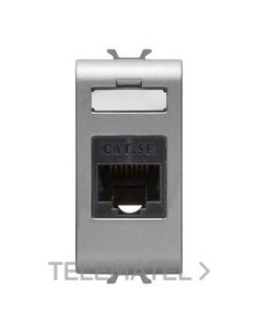 CONECTOR RJ45 1M CATEG. 5E UTP TITANIO