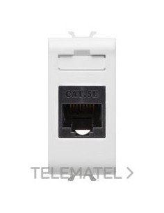 CONECTOR RJ45 1M CATEG. 5E UTP BLANCO