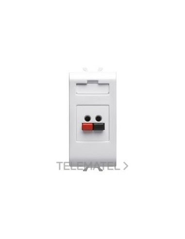 CONECTOR PARA DIFUSIÓN SONORA BLANCO