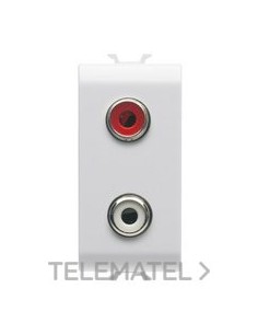 CONECTOR DBL.RCA 1 MOD.CHORUS BL