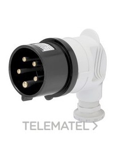 CLAV.MOV.90º IP44 3P+N+T 32A 500V