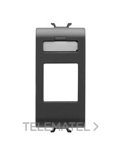 CONTENED.VACIO PARA CONECTOR RJ45 NEGRO