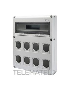 Q-DIN 20M 8 BASES 16/32A IP65