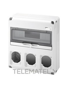 Q-DIN 14M 3 BASES 16/32A IP65