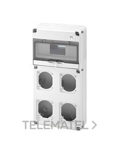 Q-DIN 10M 4 BASES 16/32A IP65