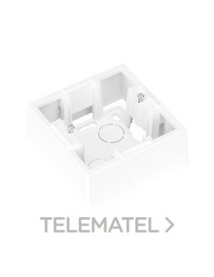 CAJA DE SUPERFICIE SIMPLE DAHLIA BLANCA