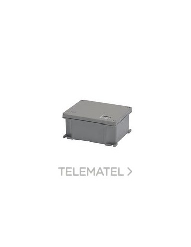 CAJA ALUMINIO GRIS 155X130X58