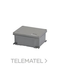 CAJA ALUMINIO GRIS 128X103X57