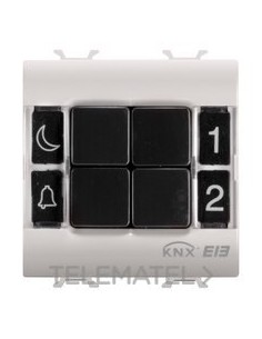 BOTONERA DE EMPOTRAR 4 CANALES KNX BEIGE