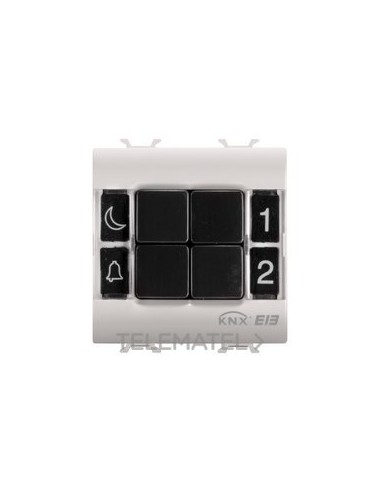 BOTONERA DE EMPOTRAR 4 CANALES KNX BEIGE