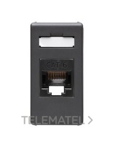 CONECTOR RJ45 CAT.6 UTP SY/BK