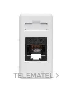 CONECTOR RJ45 CAT6 UTP SY/WT
