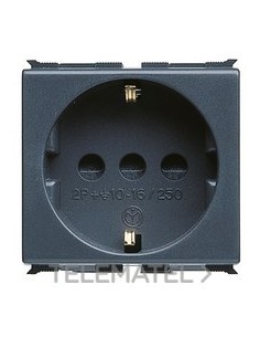 BASE 2P+T 16A ITA/ALEMAN (P30) PANTALLAS