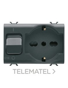 B.INT.+INTERR.MAGN.3M 1P+N 16A P30/17 N.