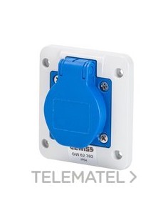 B.SCHUKO IP54 C/TAPA P/QDIN