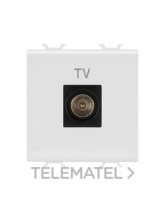 TOMA TV 2M DIRECTA CON.MACHO 9,5mm BL.