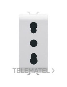 BASE 1M 2P+T 16A BIV.P17-11 NOR.ITA. BL.