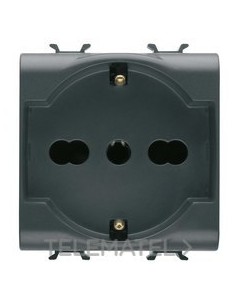 BASE 2M 2P+T 16A BIV.P30-17 NOR.ITA/AL.N