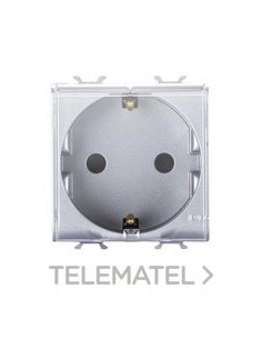 BASE 2M 2P+T 16A NOR. ESP. CON TAPA T