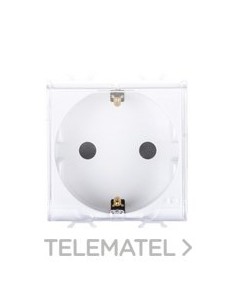 BASE 2M 2P+T 16A NOR. ESP. CON TAPA B