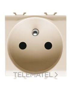 BASE 2M 2P+T 16A NORMA FRA. MARFIL