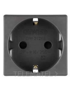 BASE 2P+T 16A NORMA ESPANOLA SY/BK