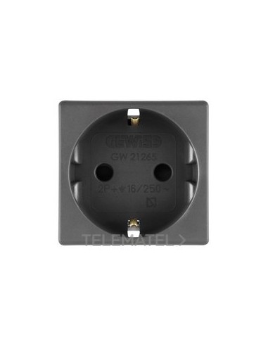 BASE 2P+T 16A NORMA ESPANOLA SY/BK