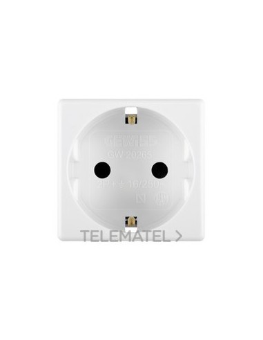 BASE 2P+T 16A NORMA ESPANOLA SY/WT