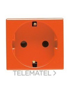 BASE 2P+T 16A ST.UNE NARANJA