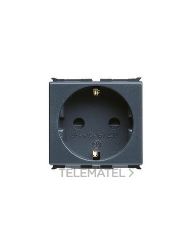 BASE 2P+T 16A NO.ESPANOLA C/ PANTALLA