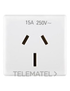 BASE 2P+T 15A ST.AUSTR.SY/WT