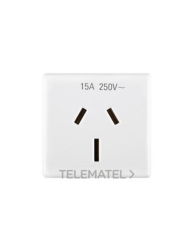 BASE 2P+T 15A ST.AUSTR.SY/WT