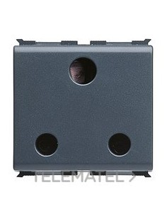 BASE 2P+T 15A INGLES CON PANTALLAS