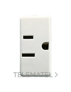 BASE 2P+T 15A 125V ST.USA SY/WT