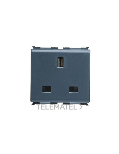BASE 2P+T 13A INGLESA C/PANTALLAS