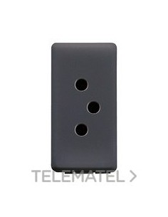 BASE 2P+T 10A ST.SUIZA TIPO 12 SY/BK