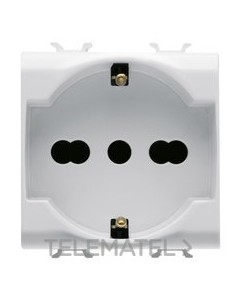 BASE 2M 2P+T 16A BIV.P30-17 NOR.ITA/AL.B