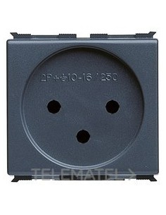 BASE 2P+T 16A ISRAELI C/PANTALLAS