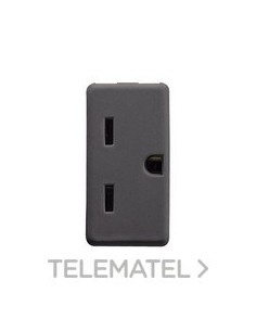 BASE 2P+T 15A 250V ST.USA SY/BK