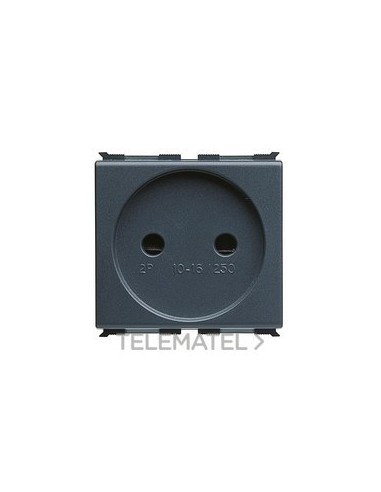 BASE 2P 16A FRANCESA C/PANTALLAS