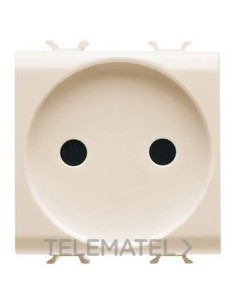 BASE 2M 2P 16A NORMA FRA. MARFIL