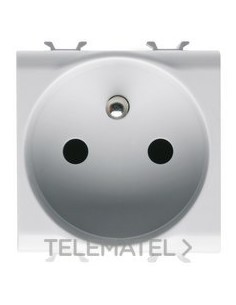 BASE 2M 2P+T 16A NOR.FRANCESA BLANCO