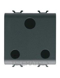 BASE 2M 2P+T 15A NOR.INGLESA NEGRO