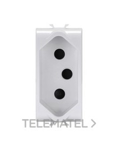 BASE 1 MOD.2P+T 16A NORMA SUDAFRICANA BL