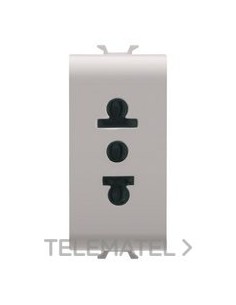 BASE 1 MOD.2P+T 15A NORMA AMERIC.BG