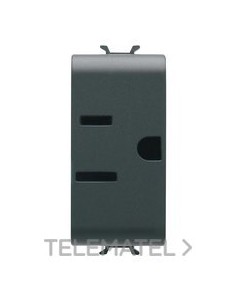 BASE 1M 2P+T 15A NOR. ESTADOUNID. NEGRO