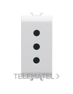 BASE 1 MOD.2P+T 10A P11 NORMA ITAL.AB